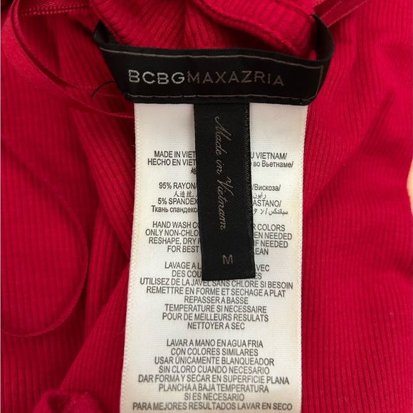 BCBG Red Blouse Size M - Picture 3 of 3